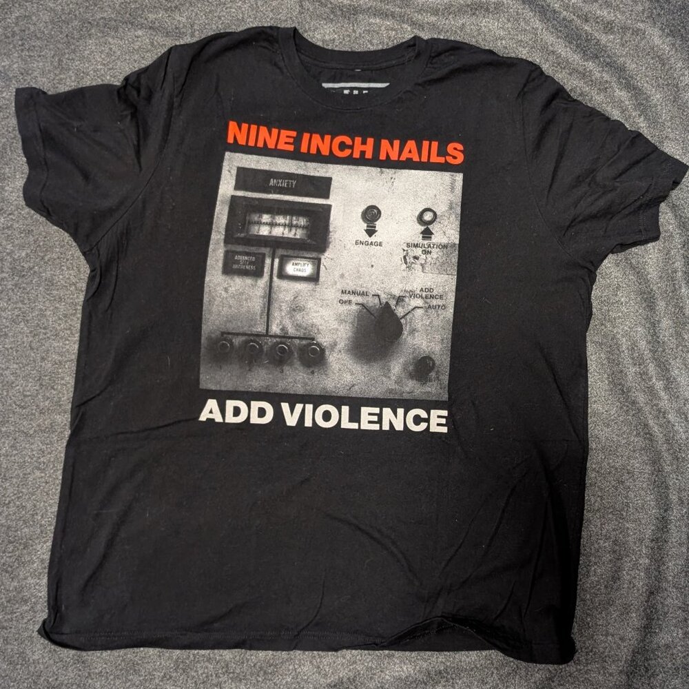 Nine Inch Nails (NIN) Add Violence – T-shirt – 2018 - Men’s XXL